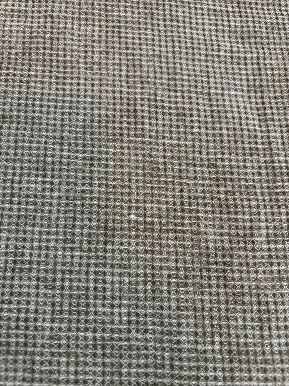 WEST ELM European Linen Waffle Full/Queen | DUVET/PILLOW COVER SET, Dark Olive
